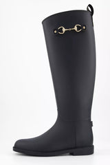 Equestrian Style Waterproof Riding Wellington Boots