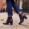 Block Heel Ankle Boots – Classic Faux Leather