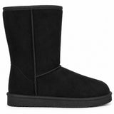 Women Classic Mid-Calf Suede Winter Boots with Faux Fur Lining