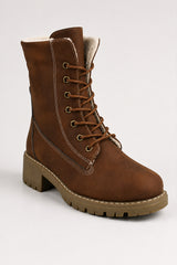 Lace-Up Ankle Boots