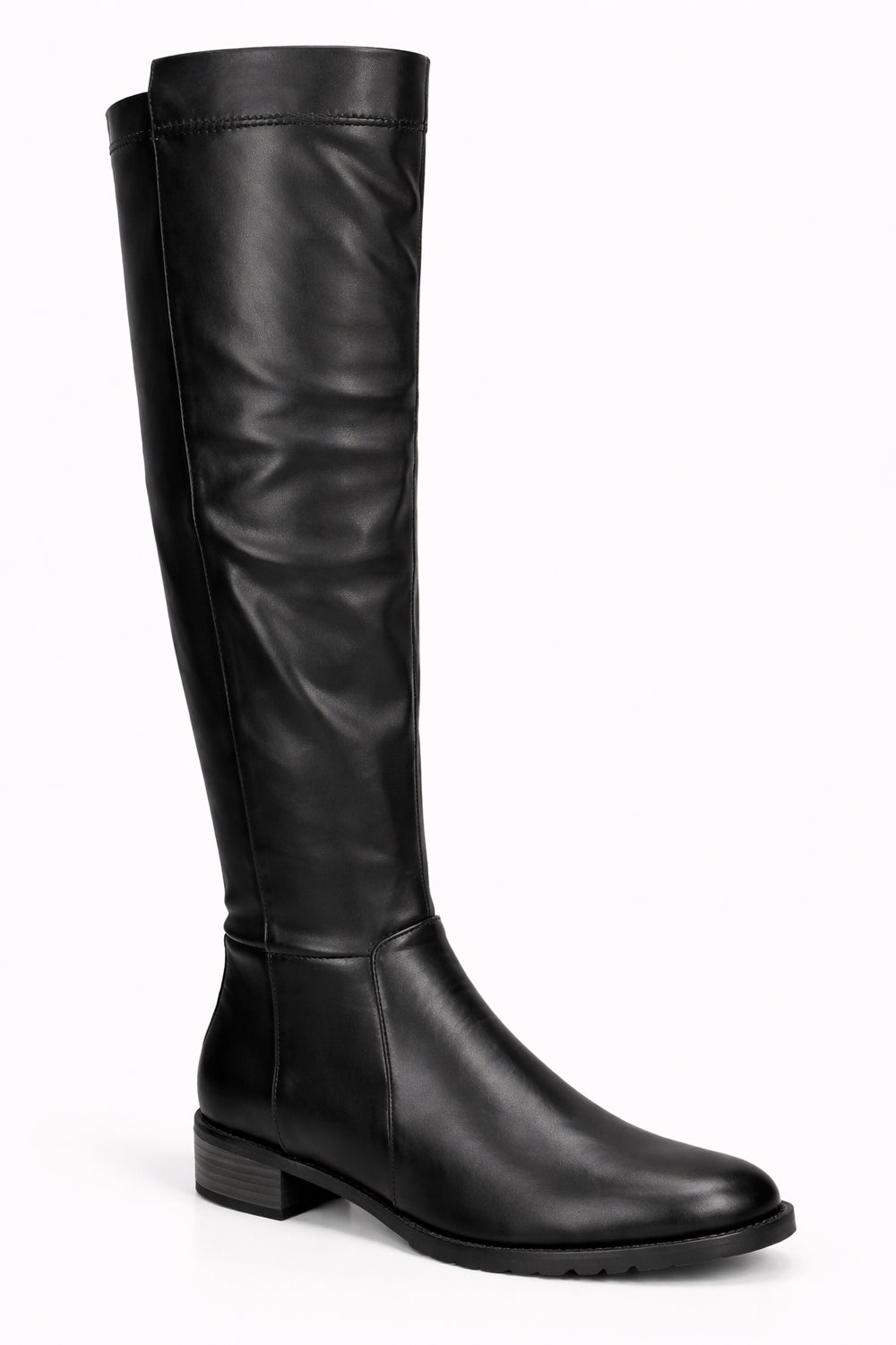 Over The Knee Flat Boots with Smooth Finish