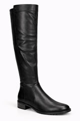 Over The Knee Flat Boots with Smooth Finish