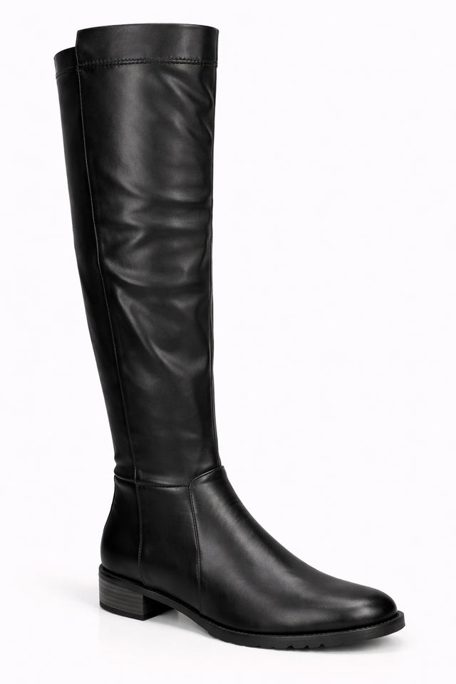Over The Knee Flat Boots with Smooth Finish