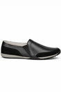 Leather Perforated Slip On Comfort Shoe