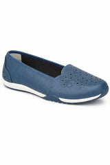 Laser Cut Faux Leather Pumps