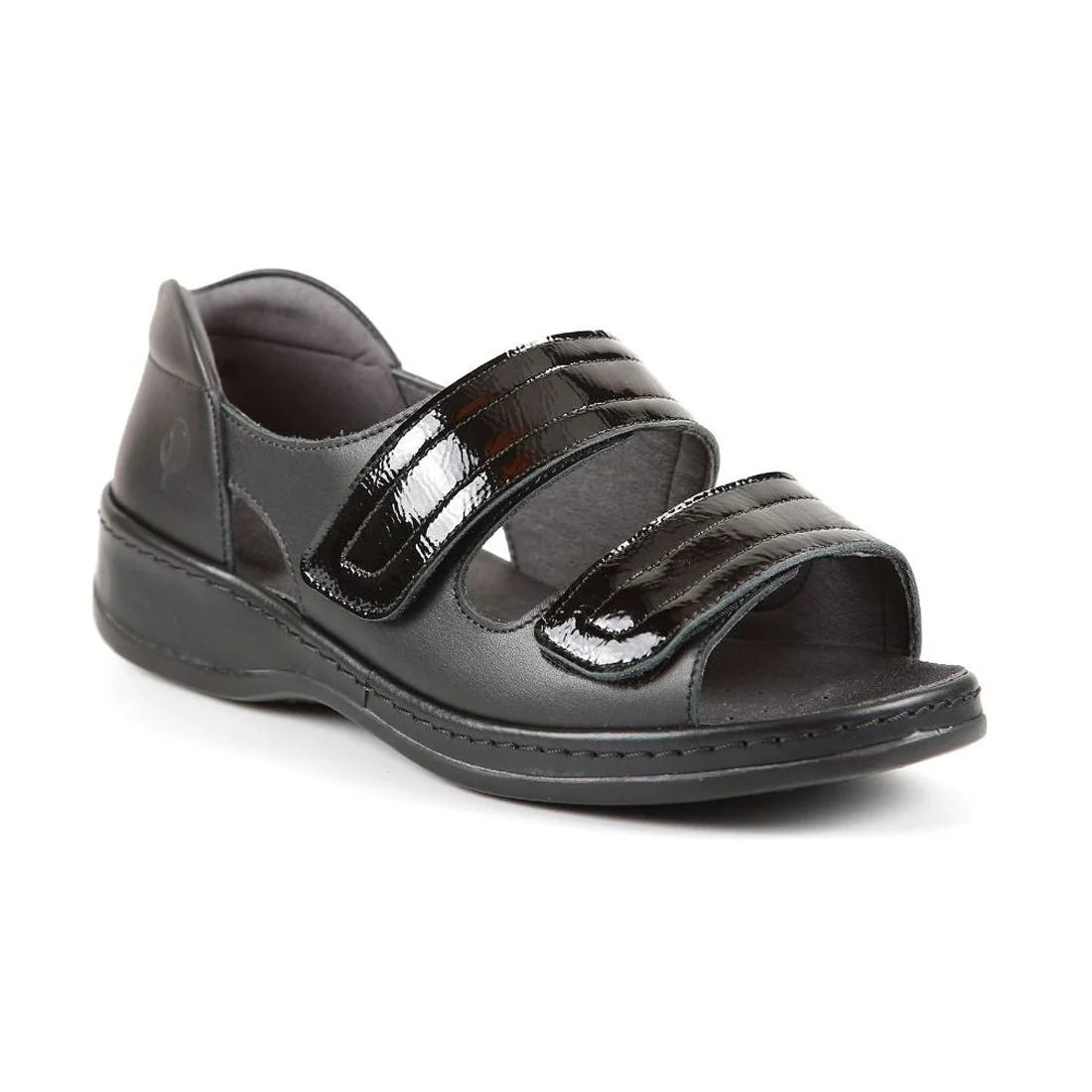 Cheryl Ultra Wide Twin Strap Sandal
