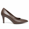 Women's Leather Pointed Toe Stiletto Court Shoes