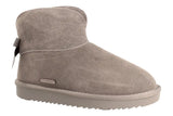 ELLE SPORT Ankle Boots With Bow Detail And Faux Fur Lining
