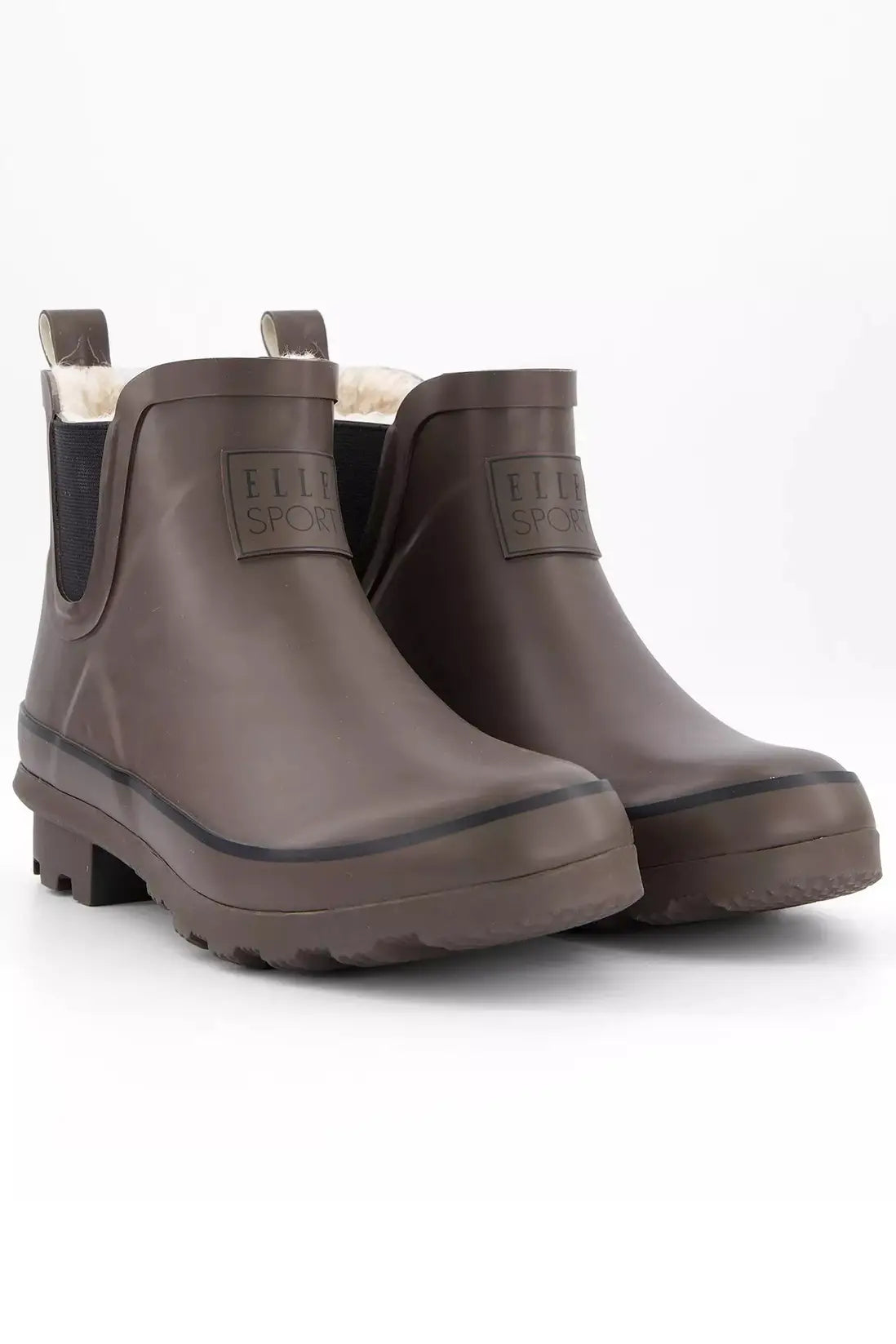 ELLE SPORT Waterproof Wellington Ankle Boot with warm Fur Lining