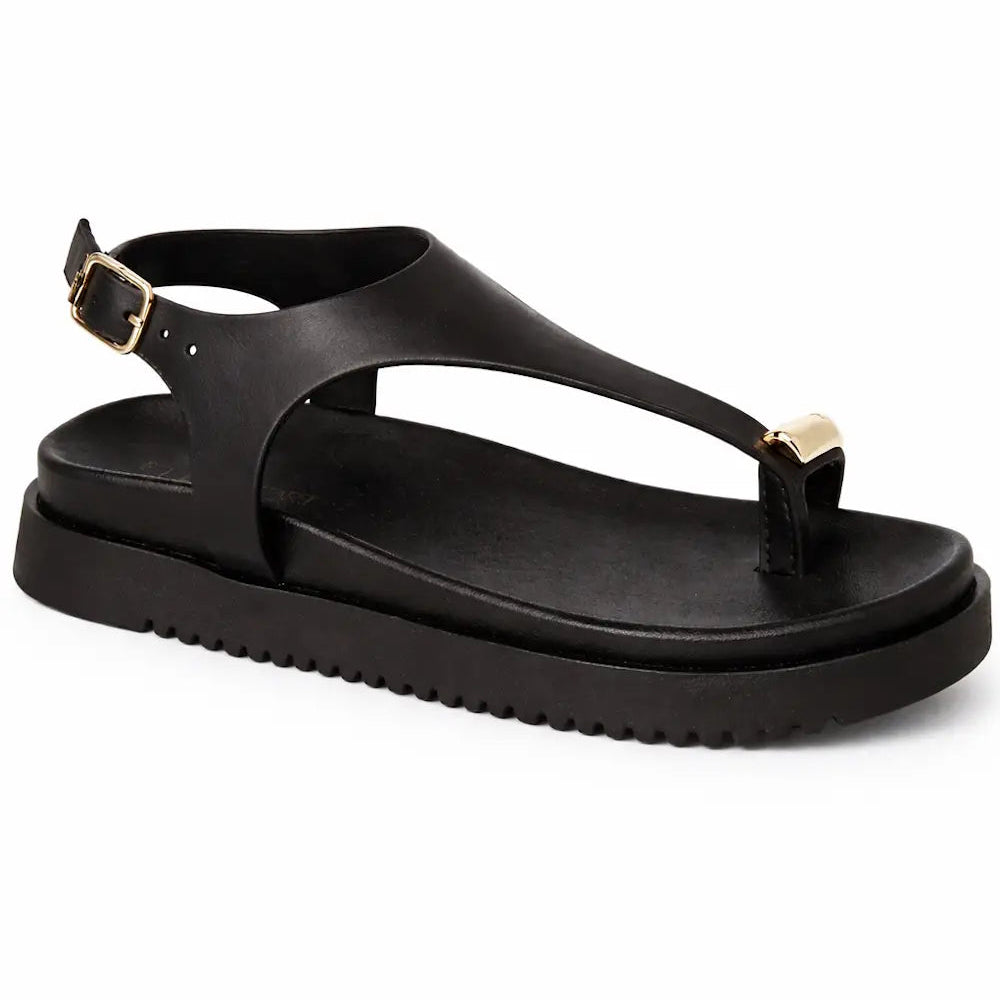 Chunky Sole Toe Post Sandals