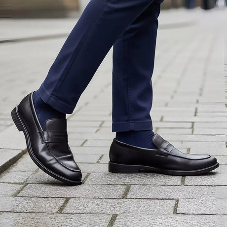 Men's Classic Penny Loafer Shoe with Cushioned Insole