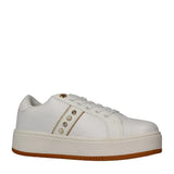 ELLE SPORT Platform Trainer with Pearl & Jewel Detailing