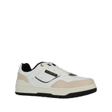 ELLE SPORT Chunky White Trainer with Beige Accents
