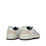 ELLE SPORT Chunky White Trainer with Beige Accents