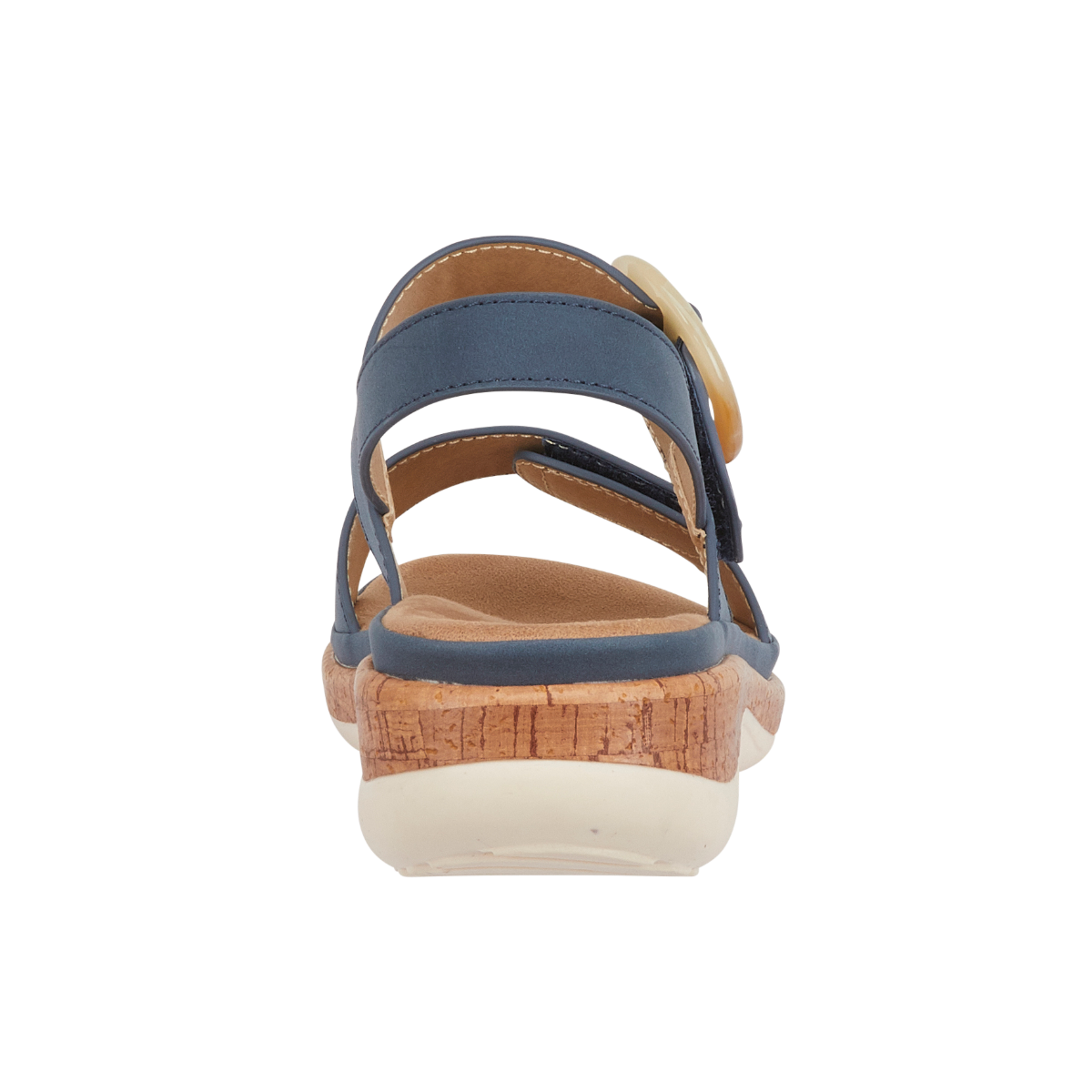 Women Comfort Wedge Sandal - Navy