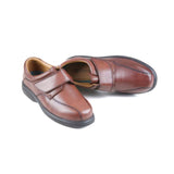 Sandpiper Tony Men’s Extra-Wide Touch Fastening Shoe - Brown